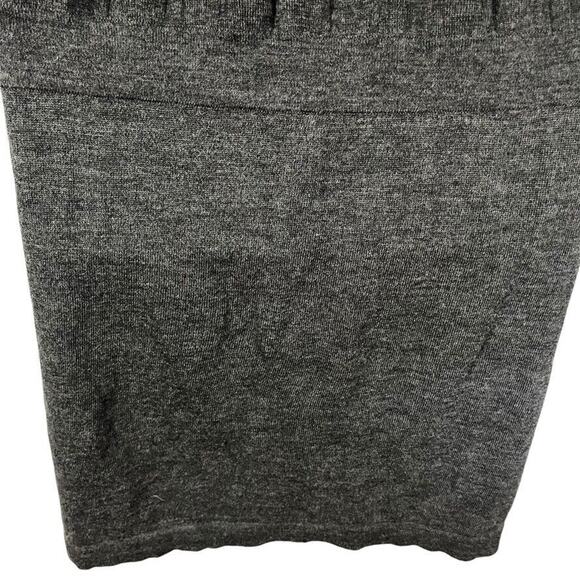 Ann Taylor Loft Womens Gray Wool Blend Pleated Blouson Sweater Dress Knit sz M - Picture 13 of 16